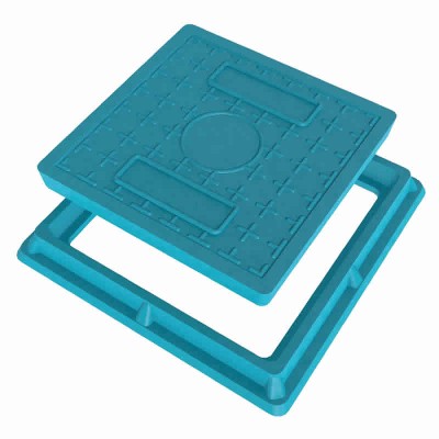 EN124 GRP Composite Manhole cover and Frame in Square Shape