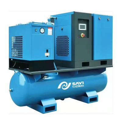 Reliable Factory designed oem 10HP Compressor Baosi Air-end 3 in 1 Direct Drive Screw Air Compressor