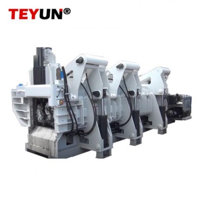 Scrap metal baler for car body/shell recycling