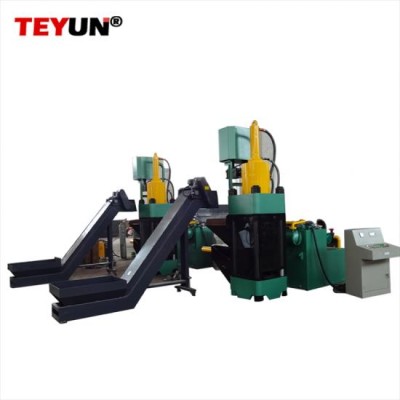 Metal chips briquetting press machine