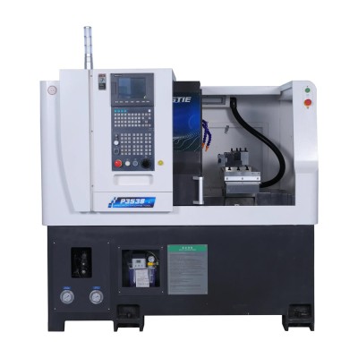 P3538 High Precise Flat Bed CNC Lathe With Gang Tools